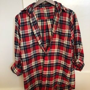 Brandy Melville Red Flannel